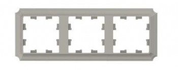 3-постовая рамка, цвет шампань Electric Systeme Electric (Schneider Electric) AtlasDesign Antique ATN100503 фото
