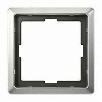Рамка 1-постовая, сталь Merten Artec MTN481146 фото