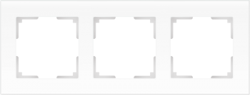 W0031105 Рамка на 3 поста (белый матовый) Favorit Werkel a051286 a051286 фото