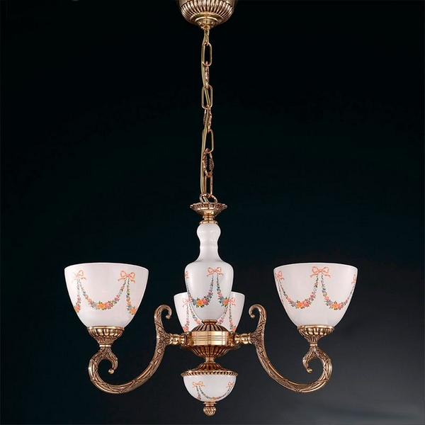 

Люстра подвесная Reccagni Angelo 8160 L.8160/3, Бронза, 8160 L.8160/3