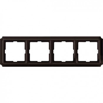 MTN4040-4715 Рамка Antik Коричневый 4-постовая Merten фото