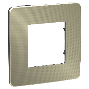 NU280252 Рамка Unica Studio Metal Бронза / Антрацит 1-постовая Schneider Electric фото