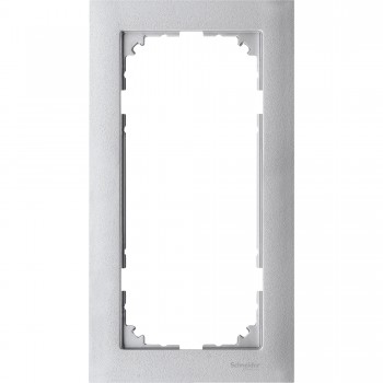 MTN4025-3660 Рамка M-Pure Алюминий 2-постовая Merten фото