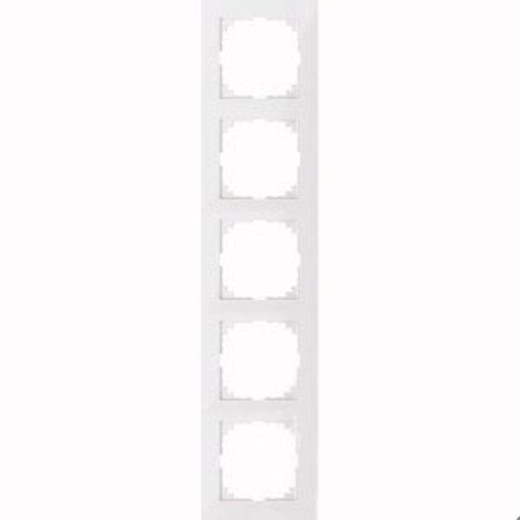 

MTN4050-3619 Рамка M-Pure Полярный белый 5-постовая Merten, M-Pure MTN4050-3619