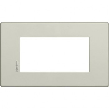 HW4804SB Рамка 1 пост AIR, прямоугольная форма. СОФТ. Цвет Песчаник. Итальянский стандарт, 3 модуля. Bticino AXOLUTE фото