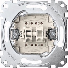 

MTN3155-0000 Механизм выкл. кноп. двухклавишного,сх.5 10А Merten, M-Smart MTN3155-0000