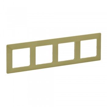 754084 Рамка Valena Life Лайм 4-постовая Legrand фото
