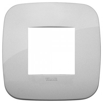 19672.89 Рамка Arke Round Серебро 2 модуля Vimar фото