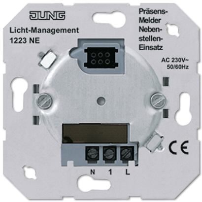 1223NE Вставка доп. управления для датчиков движения и присутствия(3-х проводная) Jung фото