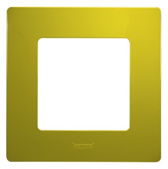 672541 Рамка Etika Зеленый папоротник 1-постовая  Legrand фото