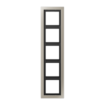 ESD2985-L Рамка LS Design Edelstahl 5-постовая Jung фото