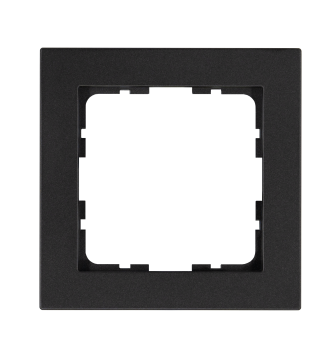 Рамка G-Classic  1-постовая,  Антрацит Jasmart G-Classic G1001B фото
