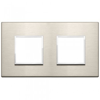 21643.04 Рамка Eikon Evo Нейтральная бронза 4 модуля Vimar фото