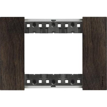 KA4803LG Рамка Bticino Living Now NOCE 3-модульная фото