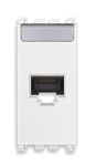 

19339.16.B Розетка rj45 netsafe cat6a ftp, белая Vimar Arke, Arke Round 19339.16.B
