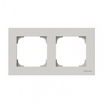 Рамка 2-постовая, дюна ABB Sky 8572 DN 2CLA857200A6201 фото
