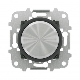 8660 CN Механизм универсального поворотно-нажимного светорегулятора кольцо Стекло чёрное , ABB фото