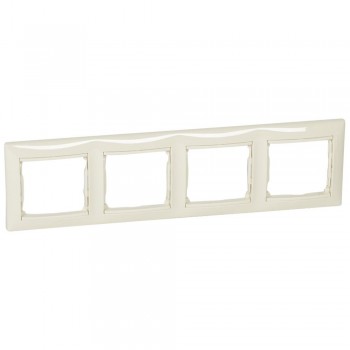 774354 Рамка Valena Слоновая кость 4-постовая Legrand фото
