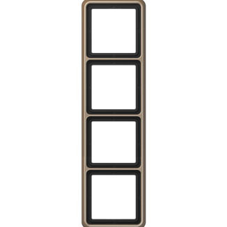 CD584GB Рамка CD 500 Бронза 4-постовая Jung фото