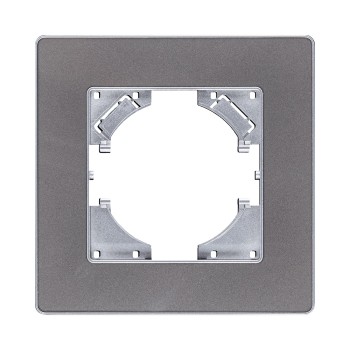Рамка 1-кратная серый Kollinger Eleganz Acryl EA1GY фото