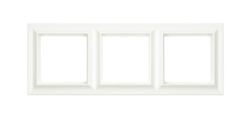 EPS483 Рамка ECO Profi Standart Слоновая кость 3-постовая гор/верт. Jung фото