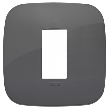 19671.82 Рамка Arke Round Серый 1 модуль Vimar фото