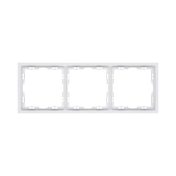 Рамка 3-кратная белый матовый Kollinger Eclipse EC3WH фото