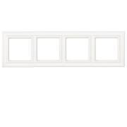 EPD484WWM Рамка термопласт; белый матовый 4-постовая Jung фото