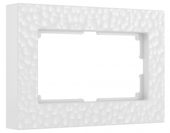 W0082401 Рамка для двойной розетки (белый)  Hammer Werkel a052533 фото