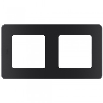 Рамка - 2 поста Антрацит Legrand INSPIRIA 673943 фото