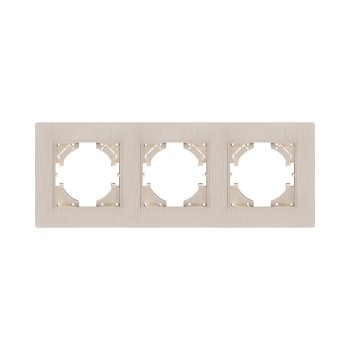 Рамка 3-кратная золотой Kollinger Eleganz Plex EP3GD фото