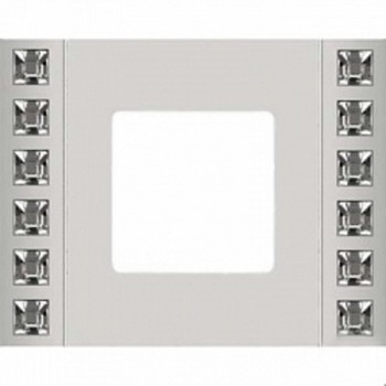 FD01271CB Рамка Crystal De Luxe Хром 1-постовая Fede фото