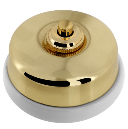 

60310552 Кнопка, 10A-250V, золото Fontini, Garby 60310552