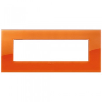 19657.63 Рамка Arke Classic оранжевый 7 модуль Vimar фото