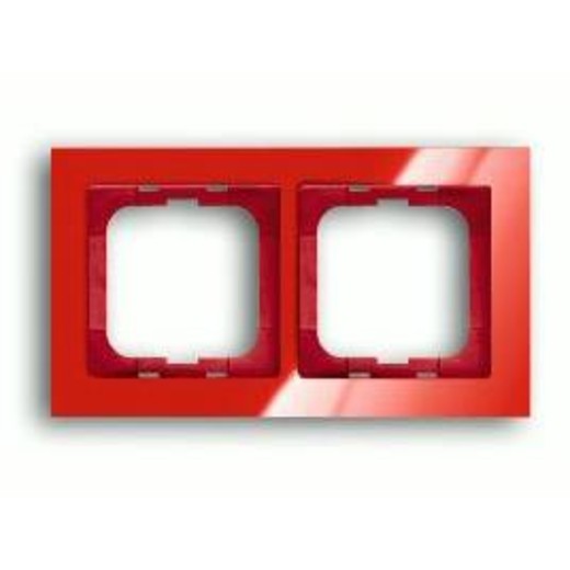 

1722-287 Рамка Axcent Красный 2-постовая ABB, Axcent 1722-287