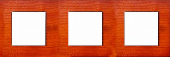 37803022 Рамка F37 Вишня 3-постовая Fontini фото