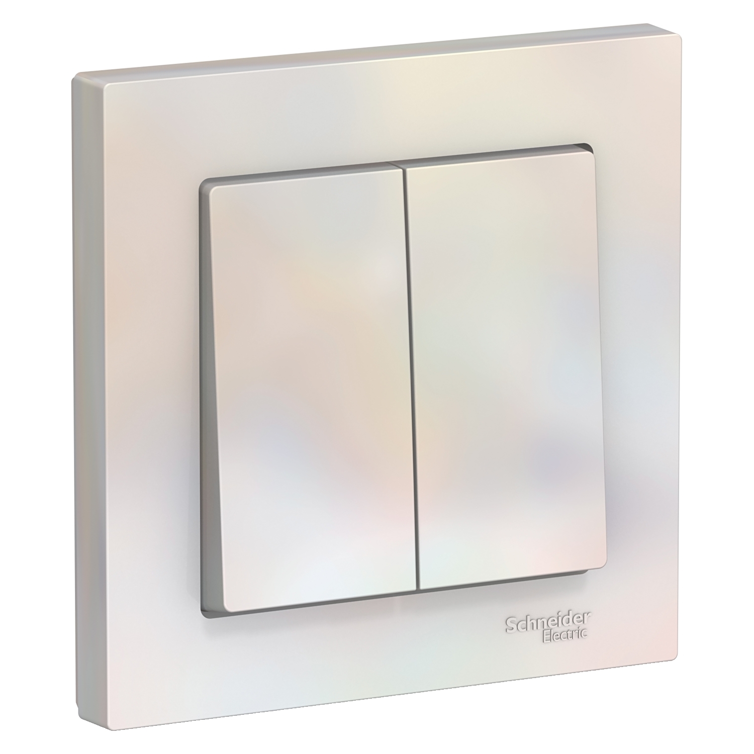 

ATN000452 Atlasdesign 2-клавишный Выключатель, сх.5, 10АХ, в сборе, Жемчуг Schneider Electric, Atlasdesign ATN000452