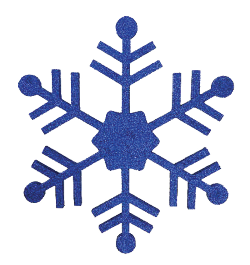 Елочная фигура Снежинка классическая, 66 см, цвет синий NEON-NIGHT 502-373 фото