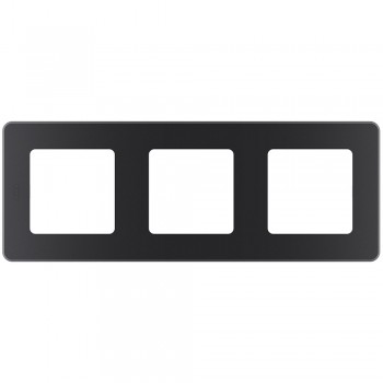 Рамка - 3 поста Антрацит Legrand INSPIRIA 673953 фото