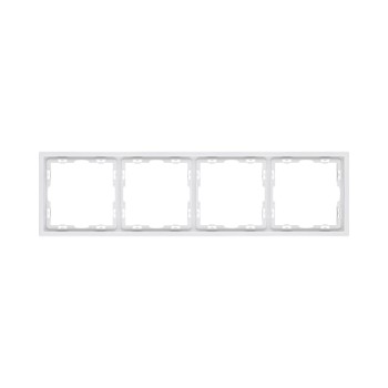 Рамка 4-кратная белый матовый Kollinger Eclipse EC4WH фото