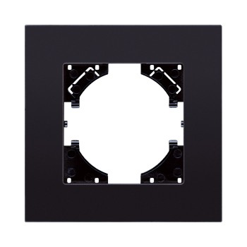 Рамка 1-кратная стекло черный Kollinger Reflex MG RM1BK фото