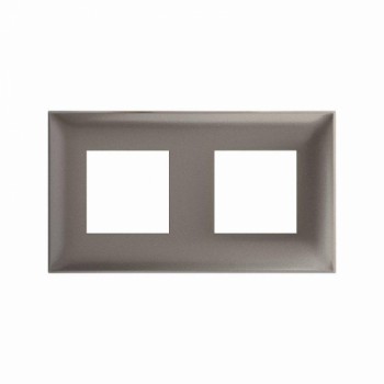 Рамка ARTLEBEDEV Серый жемчуг 4 модуля DKC Avanti 4424904 фото