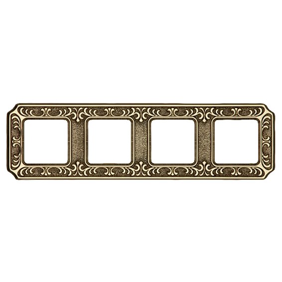

FD01354OB Рамка Siena Bright Gold 4-постовая Fede, Siena FD01354OB