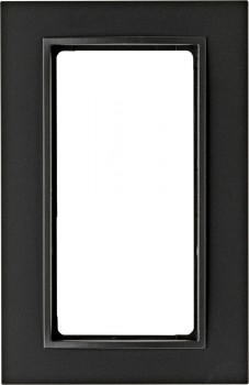 13096626 Рамка с большим вырезом B.7 Антрацит 2-постовая Berker фото