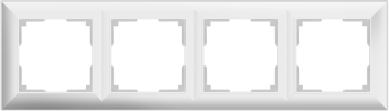 W0042201 Рамка на 4 поста (белый) Fiore Werkel a051035 a051035 фото