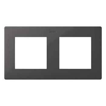 2400620-038 Рамка на 2 поста, графит Simon 24 фото