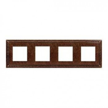 FD01234RU Рамка Sevilla Rustic Cooper 4-постовая Fede фото