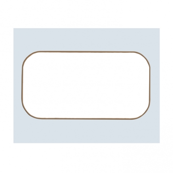 Рамка для розетки 2-ой Белый, линия шампань EKF Стокгольм EYM-G-305-20 фото