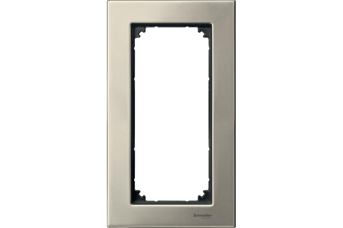 

MTN403805 Рамка M-Elegance Титан 2-постовая Merten, M-Elegance MTN403805