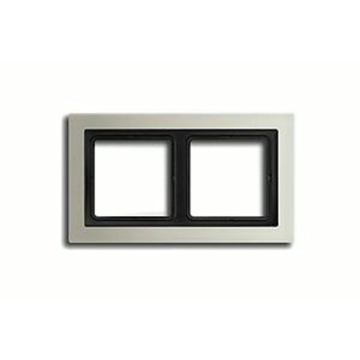 

ESD2982 Рамка LS Design Edelstahl 2-постовая Jung, LS Design ESD2982